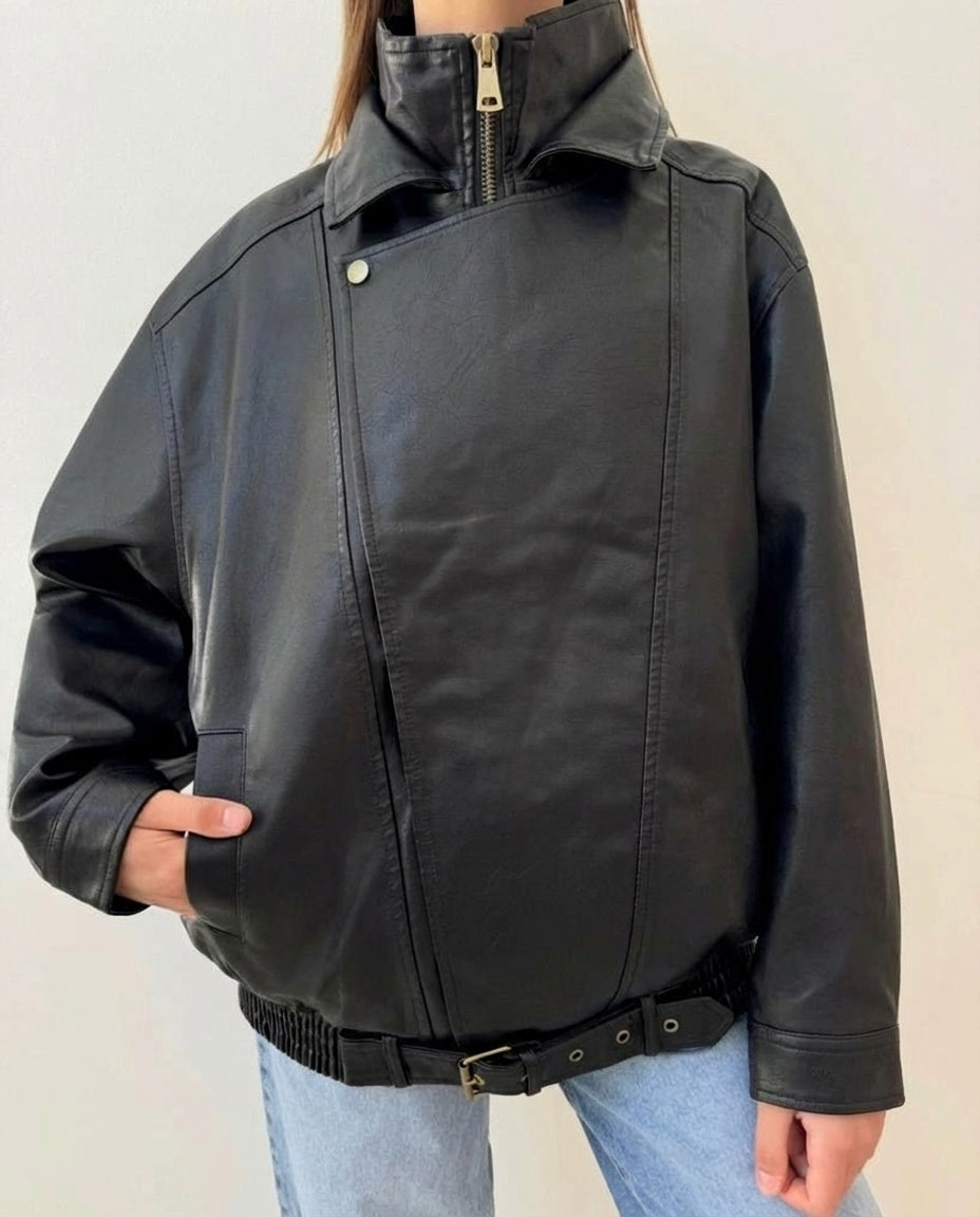 Cazadora Efecto Piel