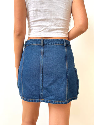 Mini Falda Jeans