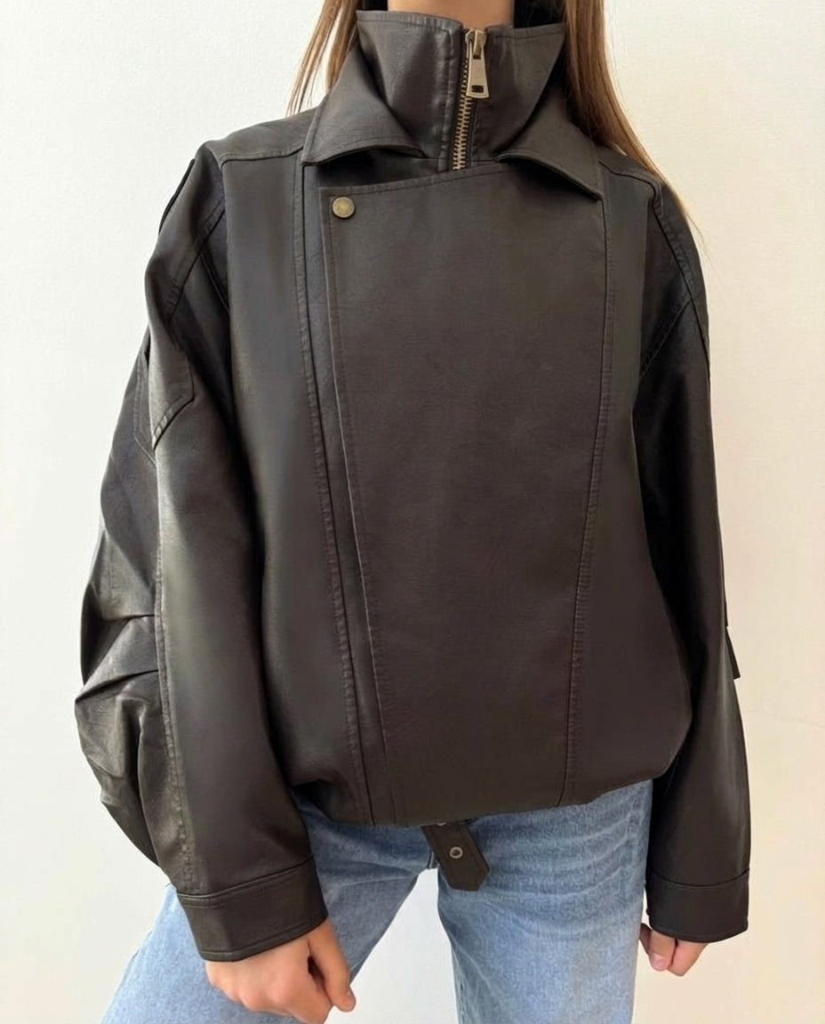 Cazadora Efecto Piel