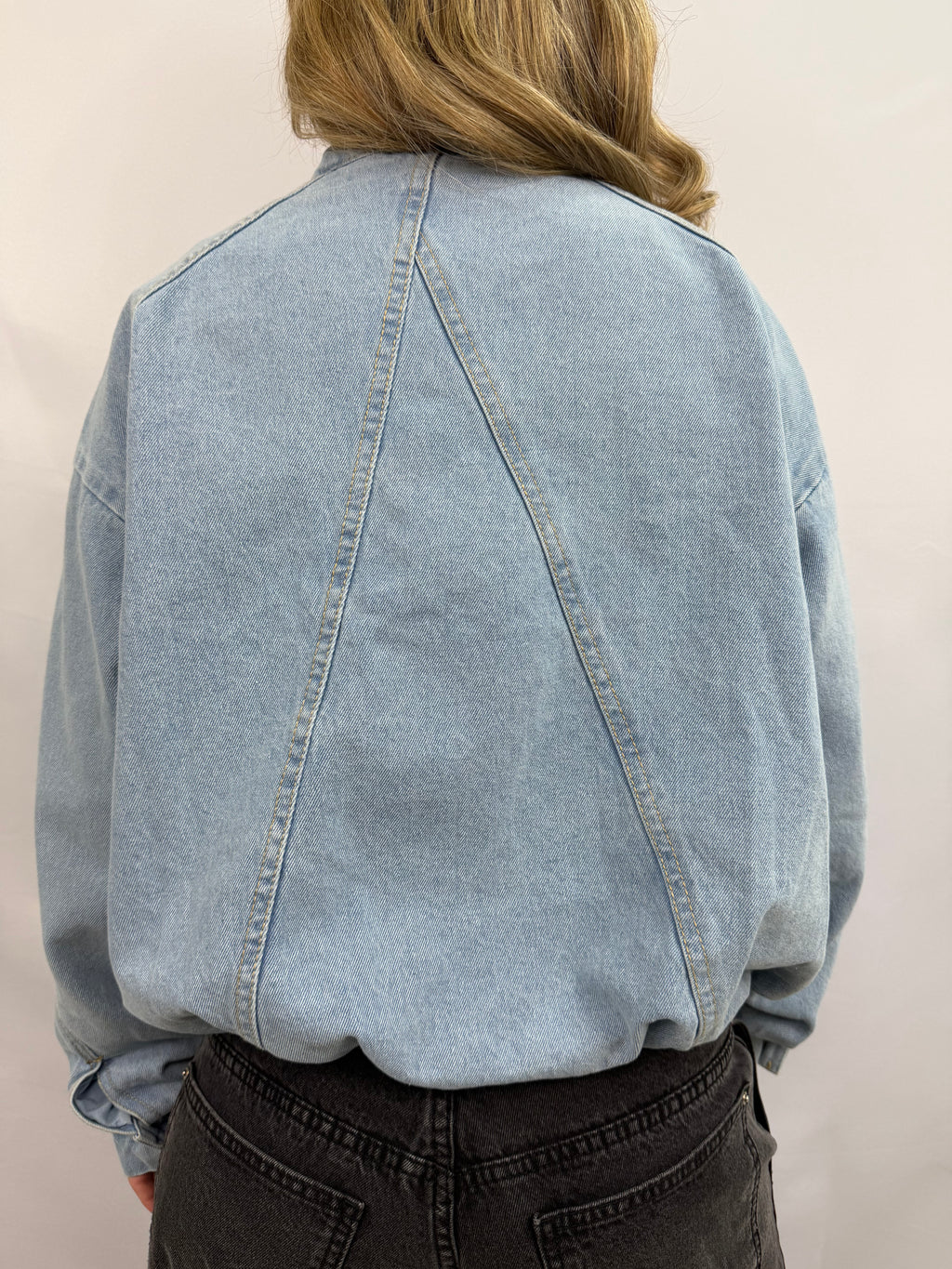 Bomber Jeans Celeste