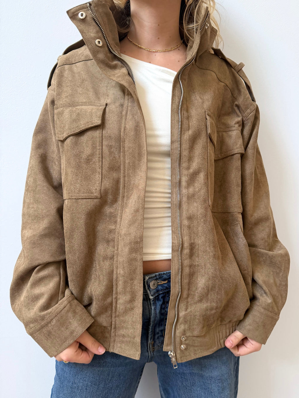Cazadora Beige