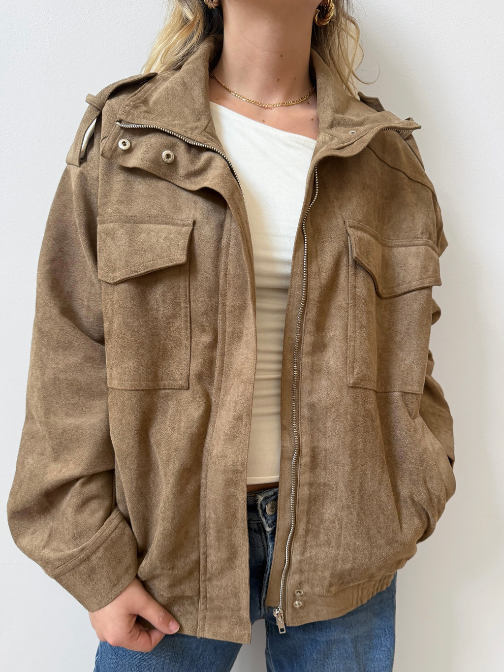 Cazadora Beige