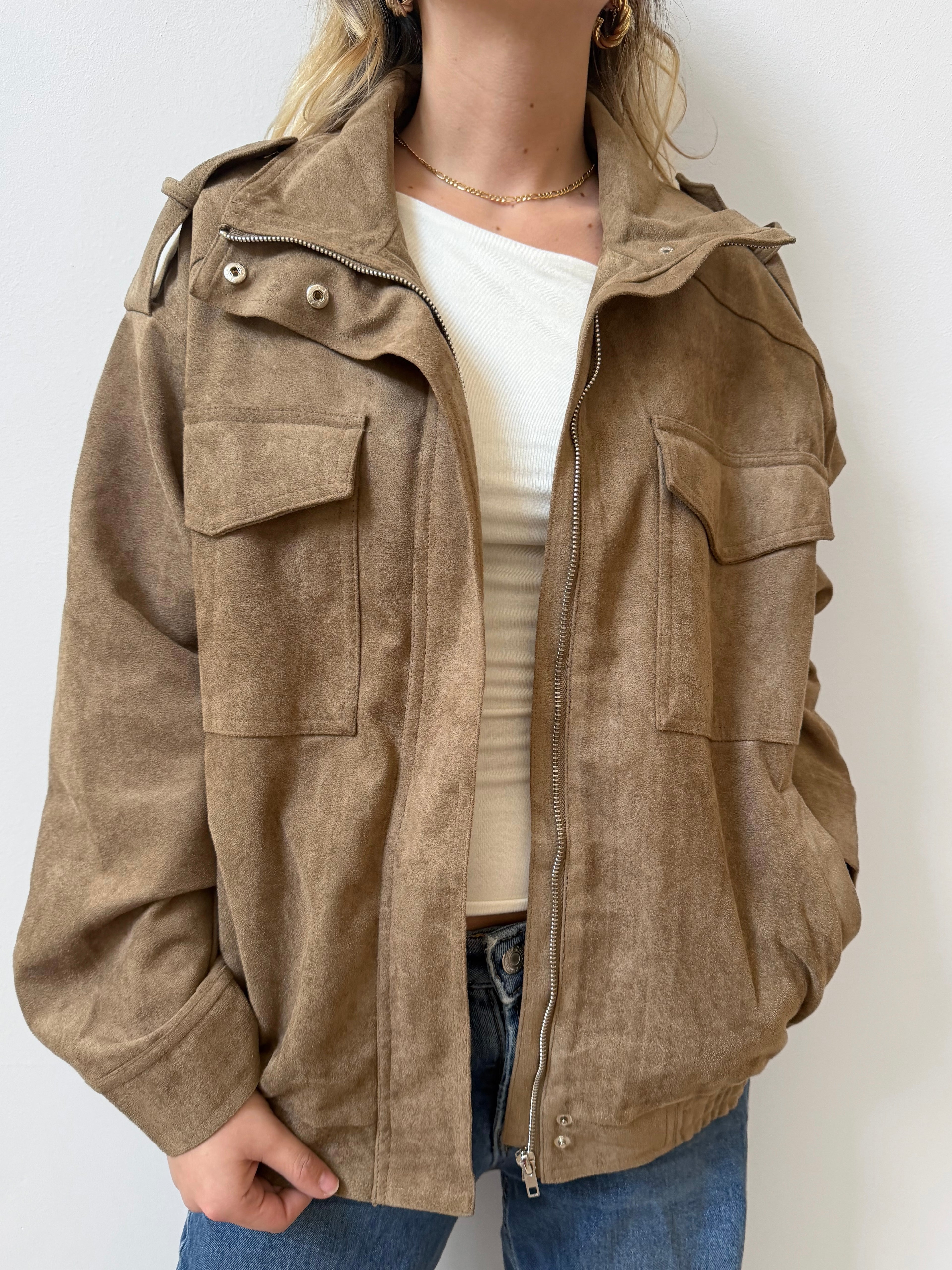 Cazadora Beige
