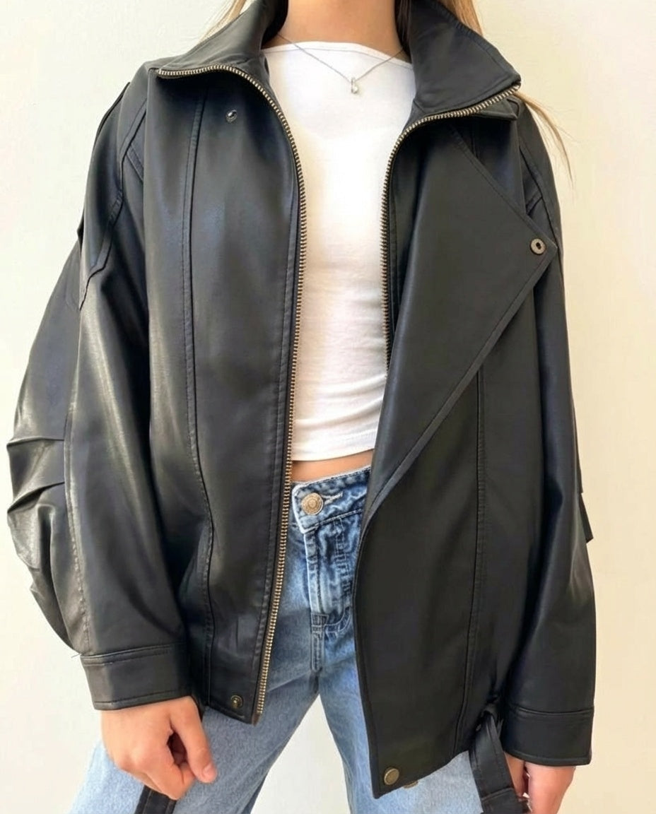Cazadora Efecto Piel