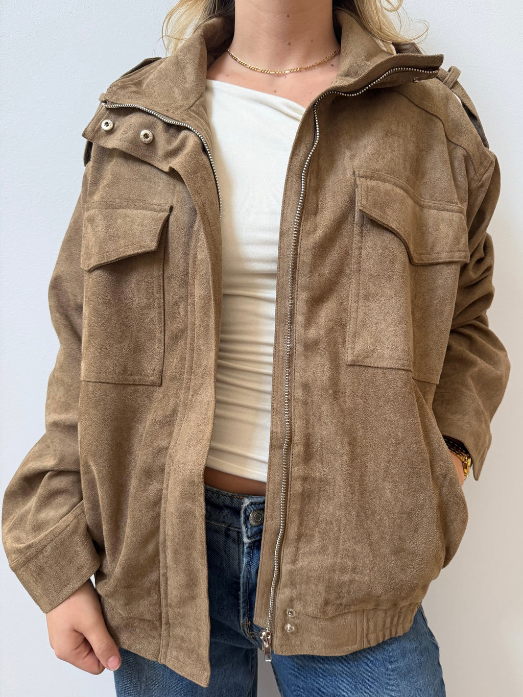Cazadora Beige