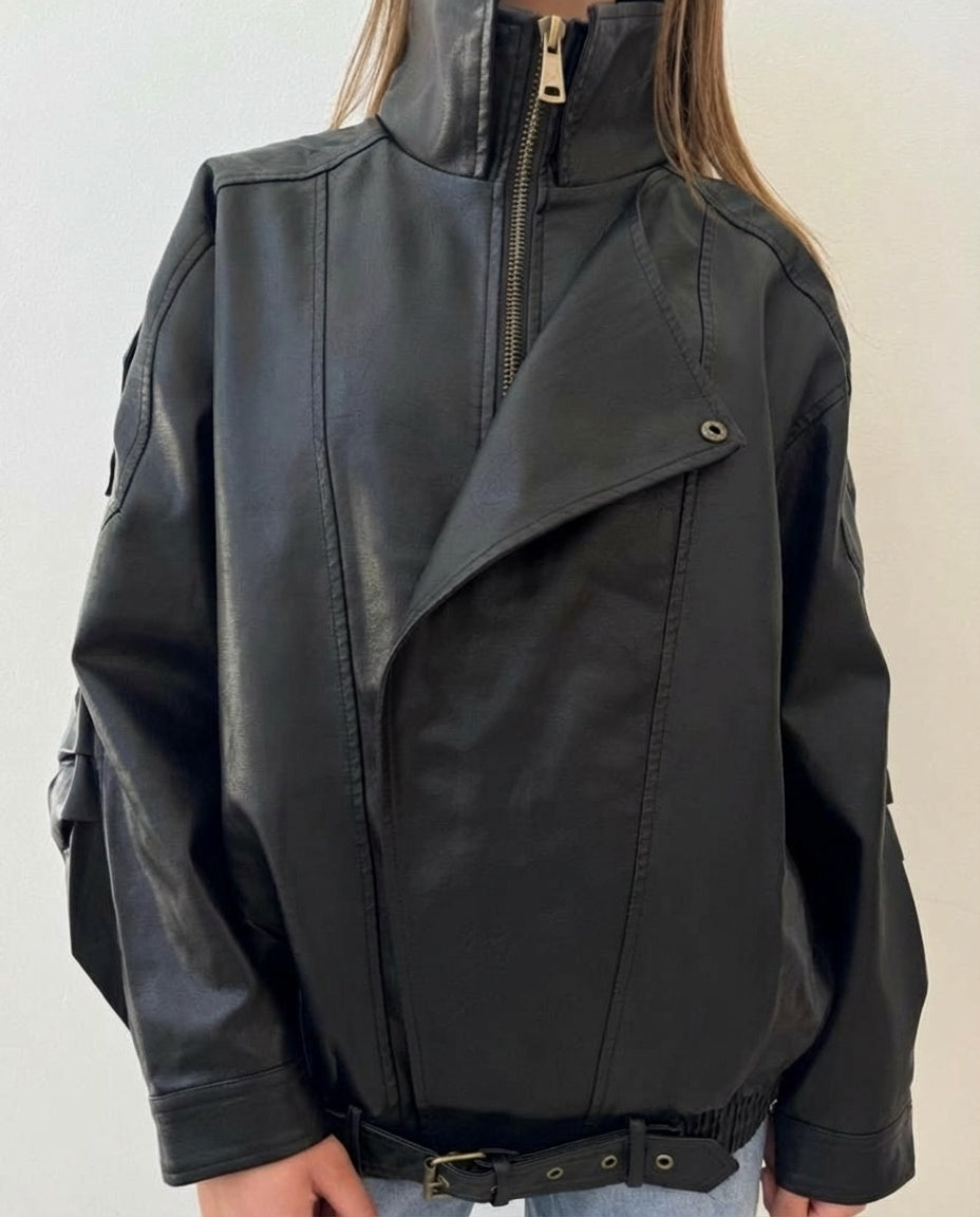 Cazadora Efecto Piel