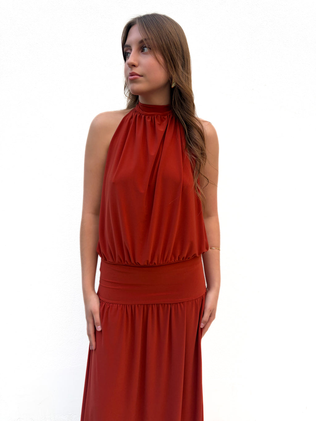Vestido Edén Terracota