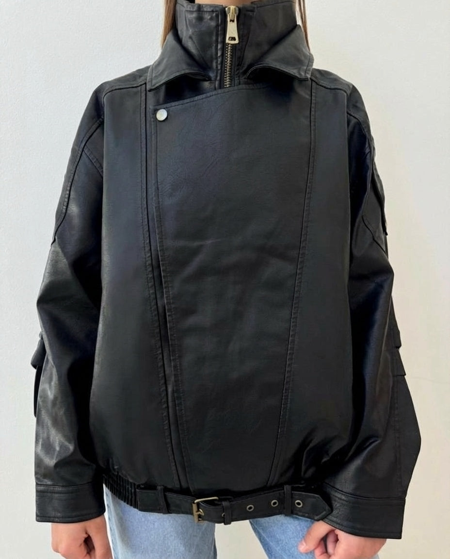 Cazadora Efecto Piel