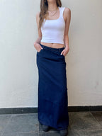 Falda Jeans azul para mujer - vista principal