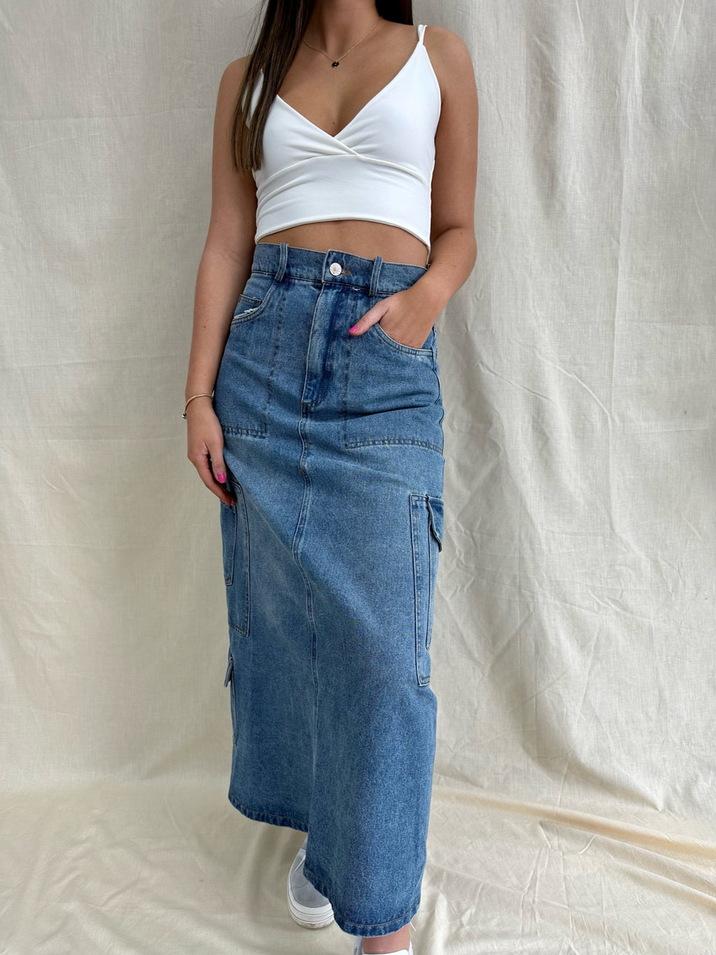 Falda Cargo para mujer - vista principal